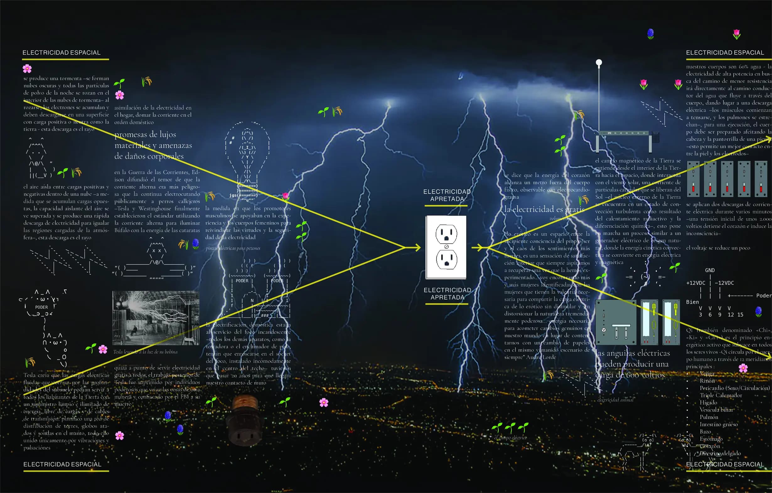 El campo eléctrico, por Sarah Kantrowitz.