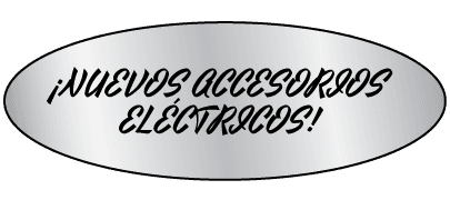 ¡Nuevos accesorios eléctricos!