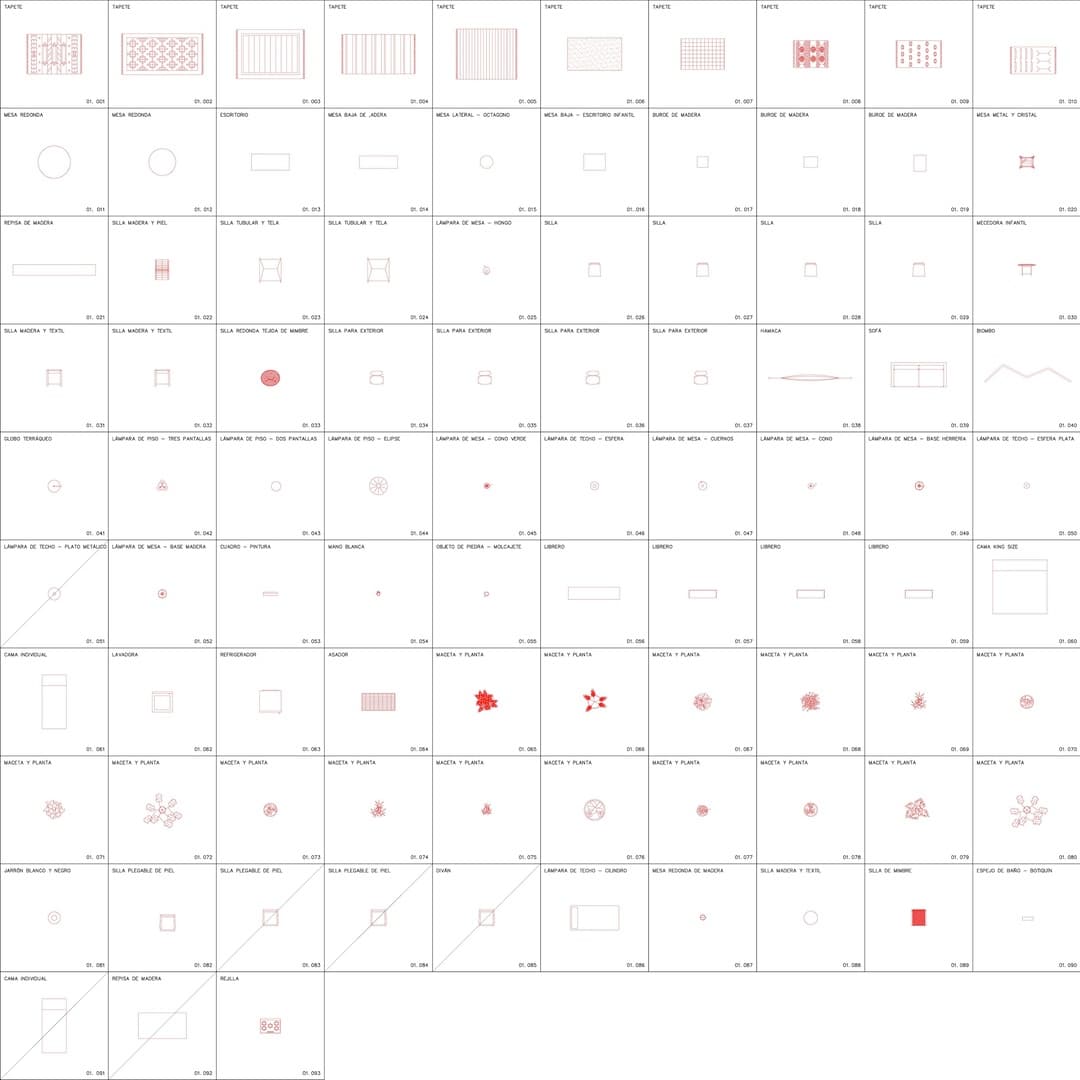 Preexisting space survey (belongings inventory) of Case Study 01, 2012 ©️ APRDELESP Archive.